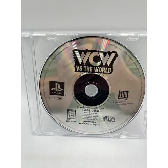 WCW vs The World PS1 (Sony PlayStation 1, 1997) Disc Only Tested! - Picture 5 of 5